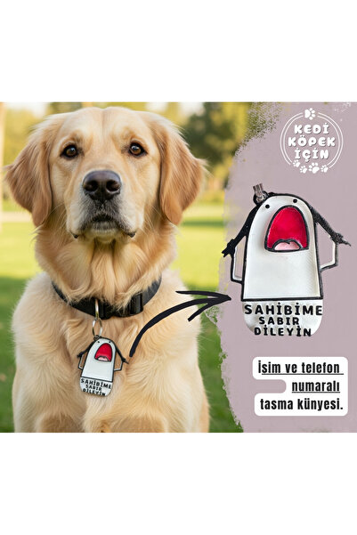 İsime Özel Zilli , Çıngıraklı Kedi Ve Köpek Künyesi Ve Kolyesi ( 2. Resmi Okuyun )