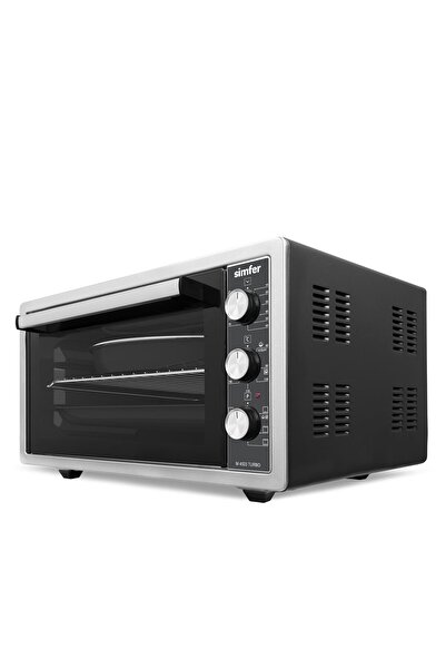 Simfer 4503 İnox Gri 45 LT Turbo Fan Mini/Midi Fırın - 6 Fonksiyon,Yoğurt Yapma, Buz Çözme & İç Aydınlatma