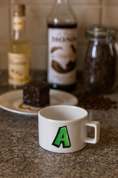 TREND YANKI Letter Printed Coffee Cup