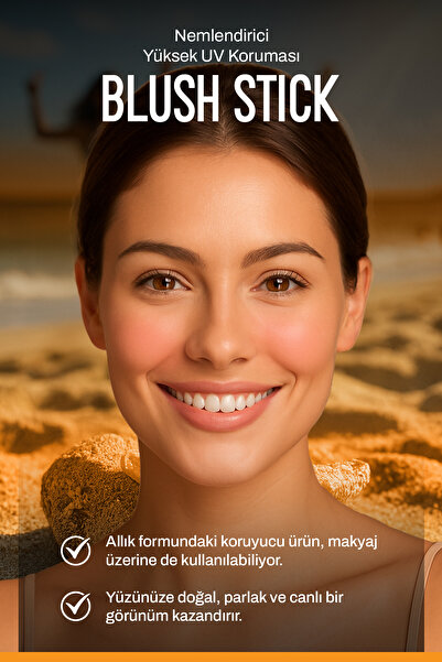 The Further Stick Allık Güneş Kremi SPF50 – Renkli Nemlendirici, Ceramide , Vitamin E & Squalane