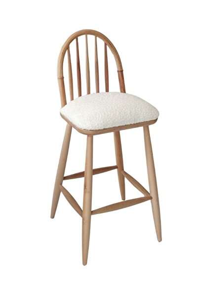 Gazzini Furniture Rustica İskandinav Bar Sandalyesi