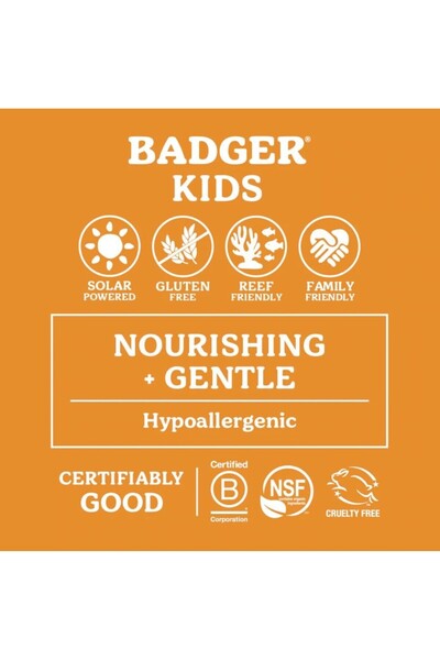 Badger Clear Zinc Children's Sunscreen Spf40