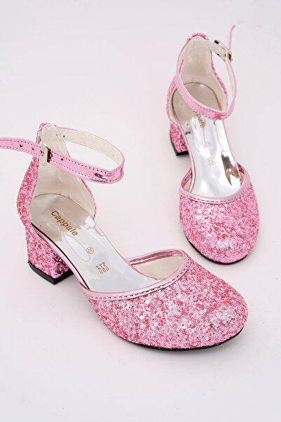 Cappale Çocuk Topuklu Abiye Ayakkabı