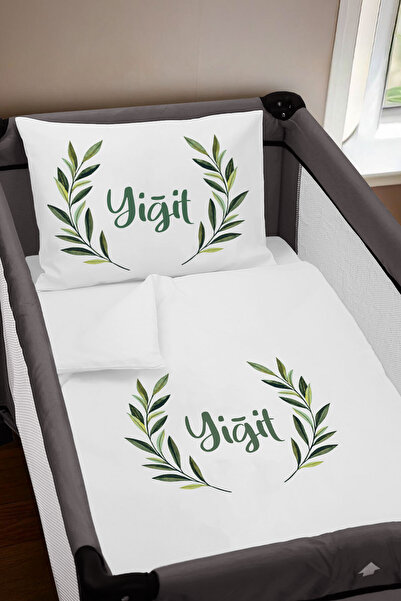 Homamia Isme Özel 75x120 Park Yatak Beşik Nevresim Takımı