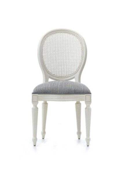 Gazzini Furniture Madalyon Hazeranlı Ahşap Klasik Sandalye