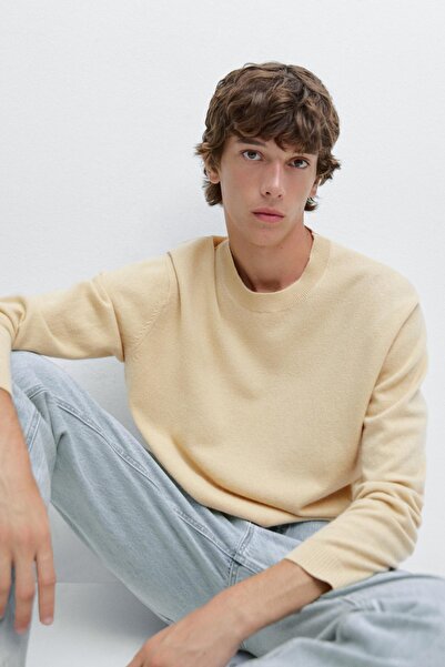 Massimo Dutti Yün karışımlı bisiklet yaka triko kazak