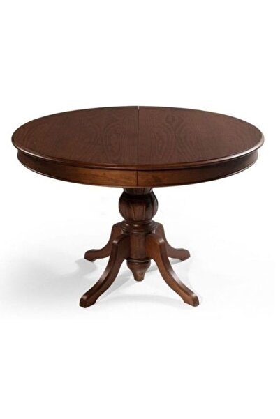 Gazzini Furniture Lindon Baba Ayak Yuvarlak Açılır Masa 120x120