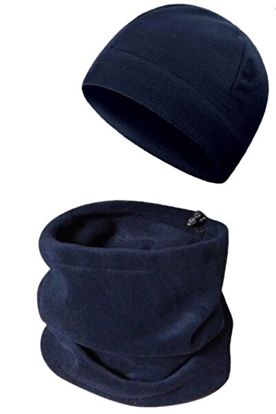 Ritagarcia Полярна синя шапка з коміром, набір з 2 штук