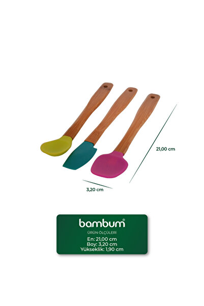 Bambum Zolly 3’lü Spatula Seti B2756