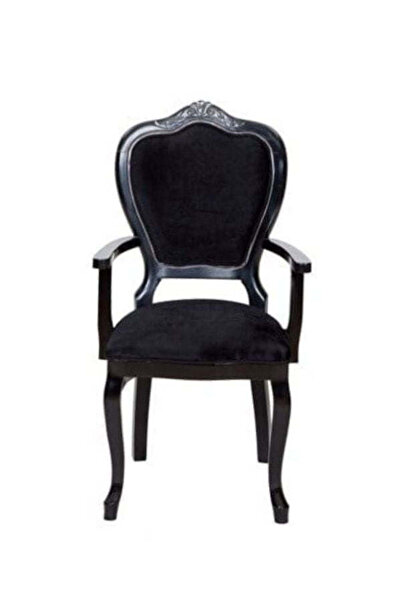 Gazzini Furniture Versailes Kolçaklı Oymalı Klasik Ahşap Sandalye