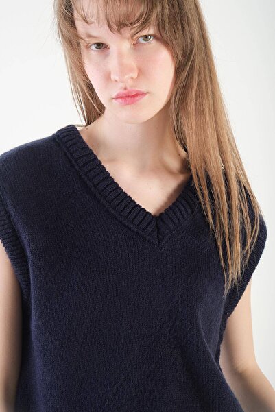 Addax V Yaka Трикотажний светр S231011-C2