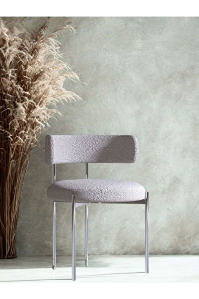 Gazzini Furniture Teddy Sandalye, Krom Metal