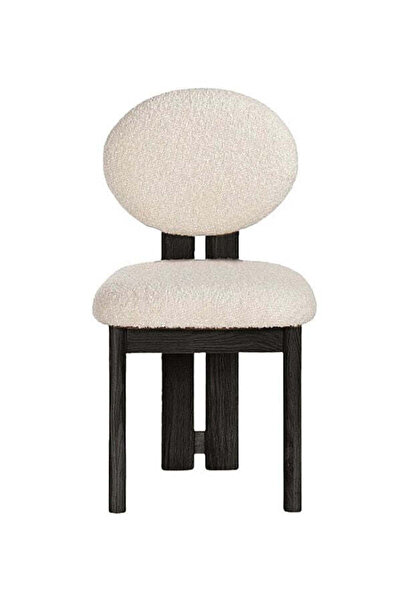 Gazzini Furniture Coco İskandinav Teddy Natural Ahşap Bohem Sandalye