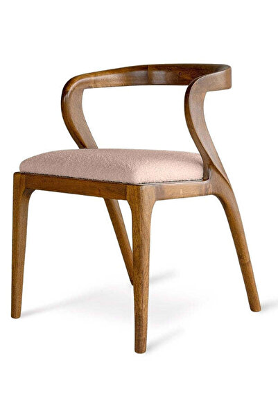 Gazzini Furniture Akrep Ceviz Ahşap Sandalye