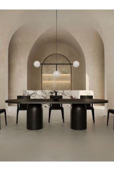 Gazzini Furniture Majestica İtalyan Still Ahşap Yemek Masası 90x200