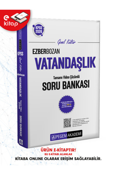 Pegem Akademi Yayıncılık 2026 KPSS Genel Kültür Vatandaşlık Tamamı Video Çözü...