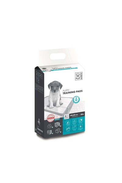 M-PETS YAVRU KÖPEK ÇİŞ EĞİTİM PEDİ 60X60CM 50Lİ