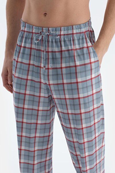 Dagi Ekru Cep Ve Nakış Detaylı Tişört Pantolon Pijama Takımı