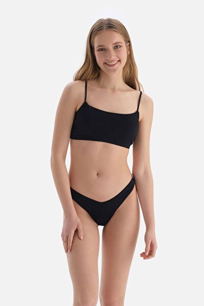 Dagi Top de bikini negru fără balenă