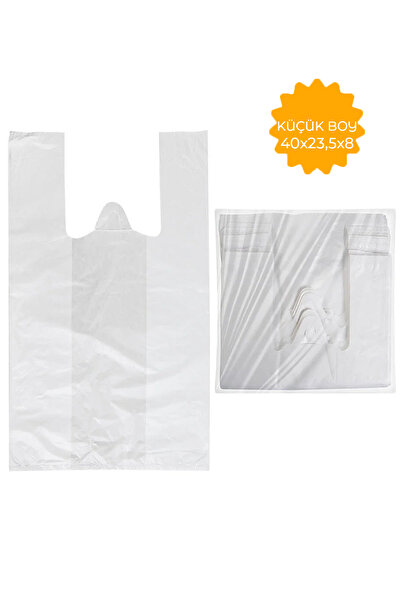 BAR-PACK Atlet Poşet A Kalite Beyaz Poşet 1 KG Küçük Boy