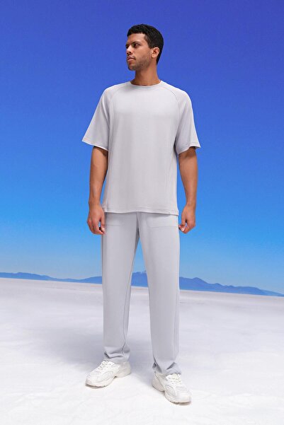 Dagi Pantaloni de sport modal pentru bărbați, gri Active