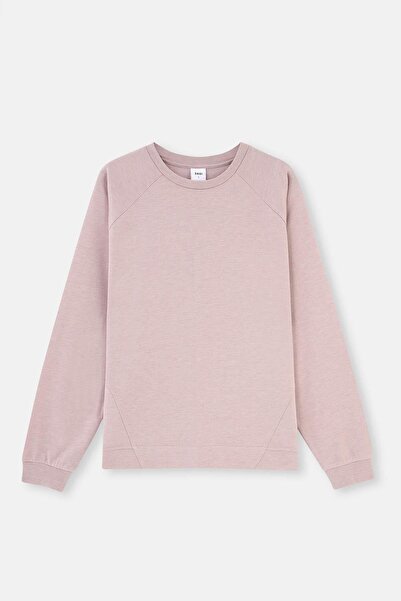 Dagi Açık Lila Bisiklet Yaka Everfresh Sweatshirt