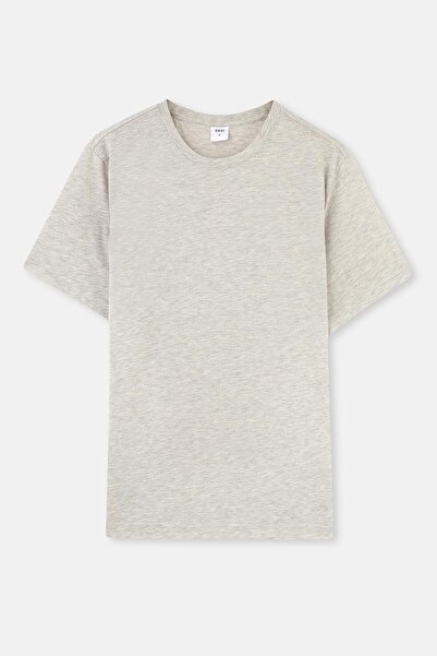 Dagi تي شيرت من قماش سوبريم بأكمام قصيرة ورقبة دائرية من Kar Melange