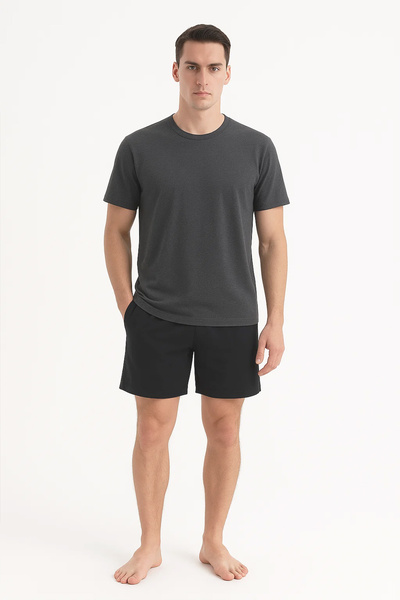 Eros SET DE PĂZĂTORI DE DORMIT PENTRU BĂRBAȚI (TRIUNGLUȘ ȘI PANTALONI SCURȚI)