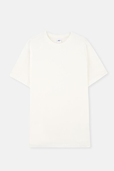 Dagi Crew Neck White Short Sleeve Supima T-Shirt
