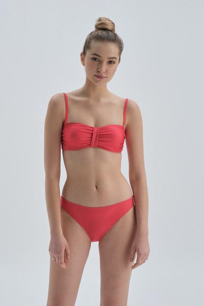 Dagi Red Normal Waist Bikini Bottom
