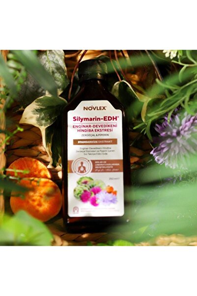 novlex ® Silymarin-EDH Enginar (Artichoke), Devedikeni (Milk Thistle), Hindiba, Zerdeçal ve Piperin E