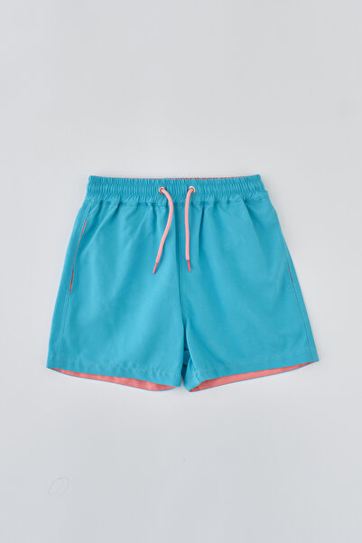 Dagi Turcoaz - Pantaloni scurți Magic Micro Short (desen pește)