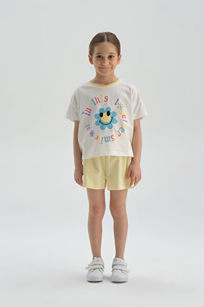 Dagi Sarı Pamuklu Şort