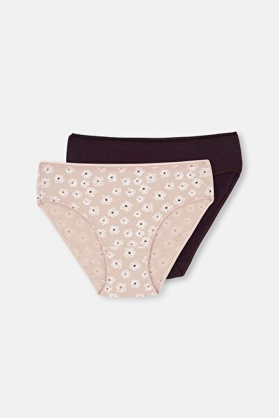 Dagi Pachet de 2 slipuri din bumbac pentru femei