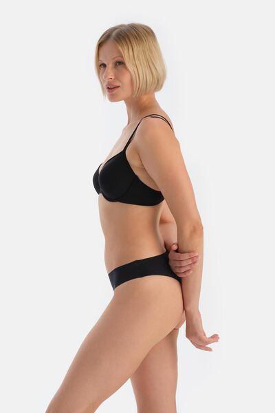 Dagi Siyah Lazer Kesim Brazilian Külot