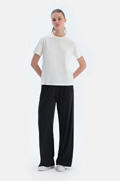 Dagi Μπλουζάκι με λαιμόκοψη White Silk Apre Interlock