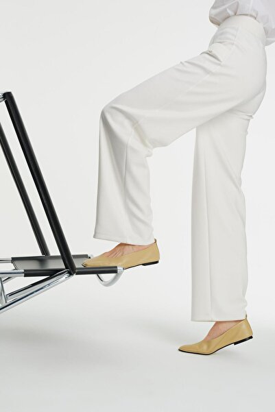 Exquise Palazzo Elastic Waist Knitted Trousers