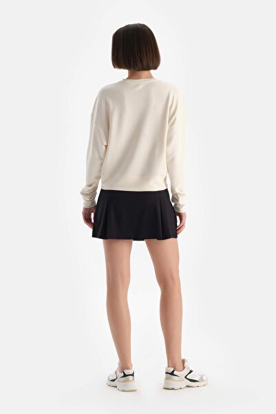 Dagi Black Active Women's Biker Leggings Skirt