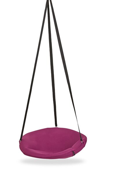 Svava Mor Relaks Çocuk Ve Yetişkin Salıncak Koltuk - Yuvarlak Tavana Asılan Salıncak