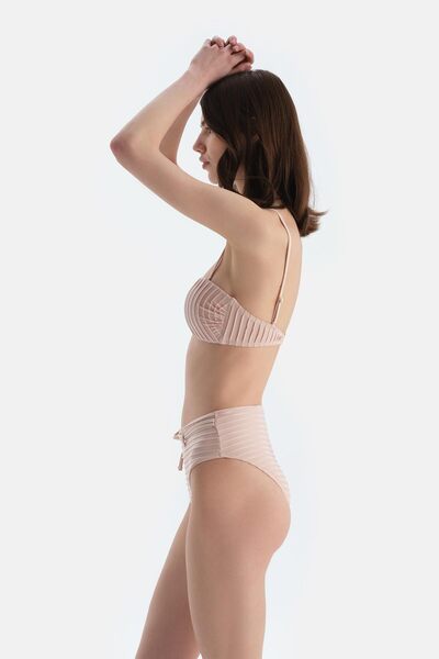 Dagi Ecru Strapless Bikini Top