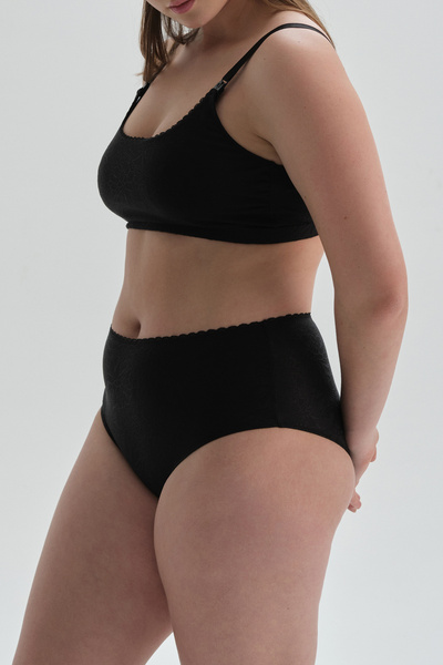 Dagi Chiloți de maternitate negri fără cusături