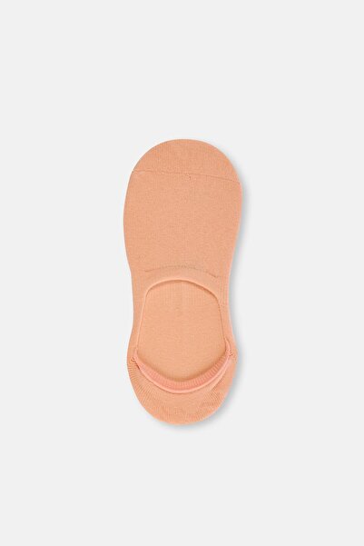 Dagi Blue and Orange 2-Piece Cotton Simple Socks Set for Women