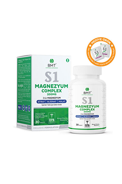 Biomet S1™ Magnezyum Complex - Sitrat Malat Glisinat 30 Tablet