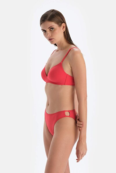 Dagi Covered Red Bikini Top