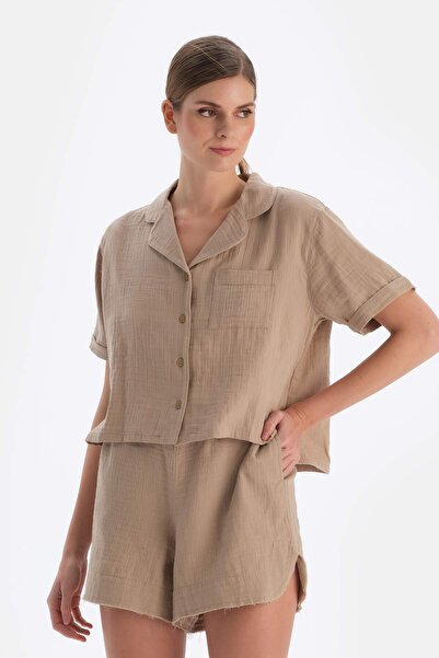 Dagi Бежова риза от муселин