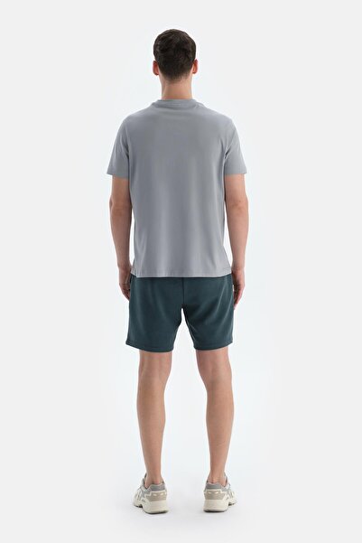 Dagi Gray Crew Neck Short Sleeve Supima T-Shirt