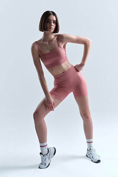 Dagi Rose Dry Active Women's Seamless Biker Leggings