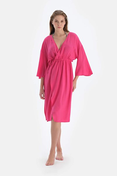 Dagi Fuchsia Double Breasted Dress