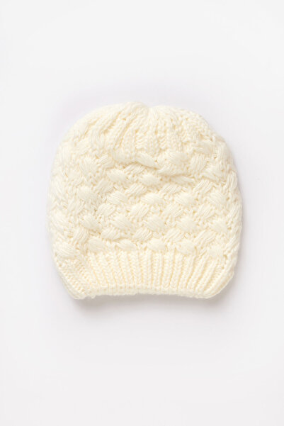 Dagi Crem Dga1521 Beanie tricotat pentru fete-Pud