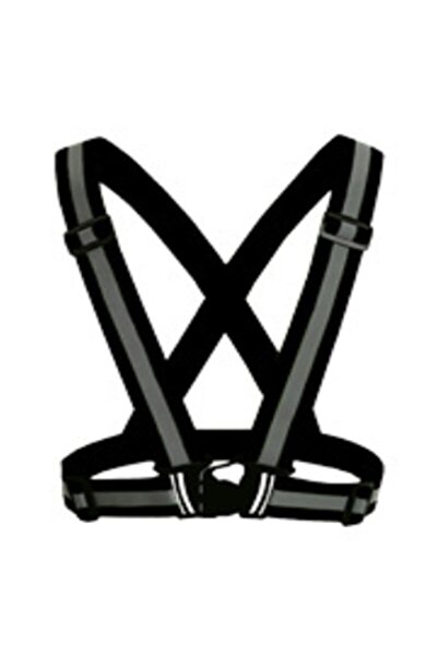 DUDAKTAN KALBE Reflektörlü Yelek Siyah - Motosiklet, Bisiklet Ve Scooter Gece Görüş (yeni Yasaya Uygun)